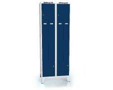 Cloakroom locker Z-shaped doors ALSIN with feet 1920 x 700 x 500